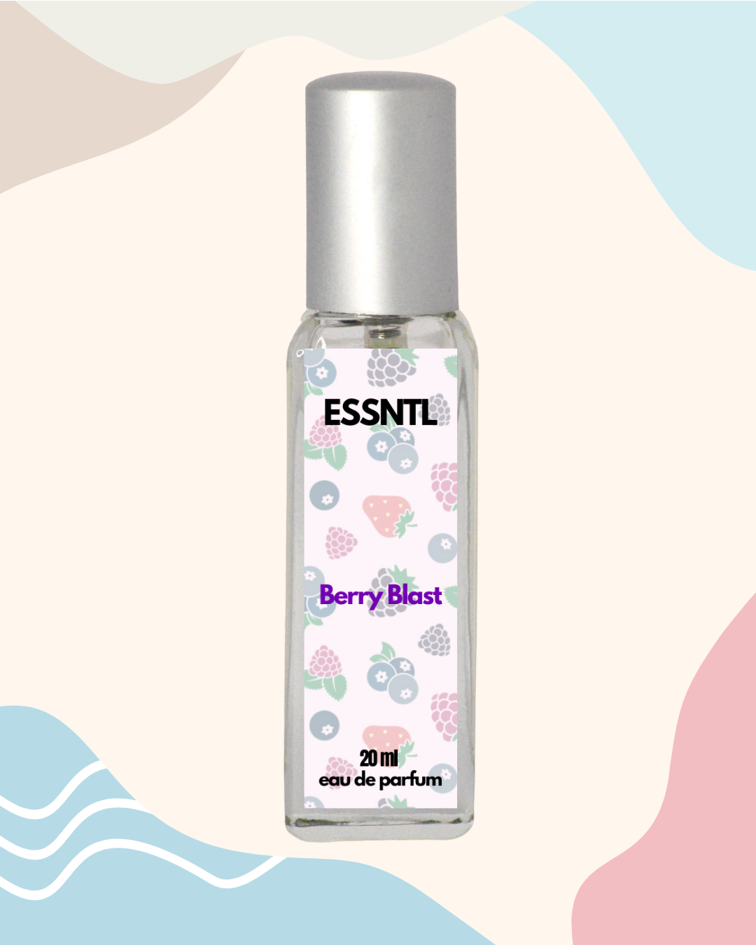 ESSNTL Berry Blast Perfume - Juicy & Playful Fruity Fragrance | 50ml Eau de Parfum | 20ml Eau de Parfum | Sweet, Vibrant & Energetic Scent | Long-Lasting Youthful Perfume for All | Bold Berry Pop with a Fun Twist