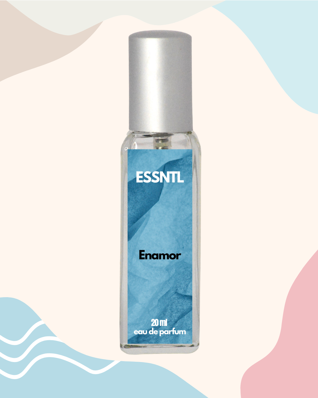 ESSNTL Enamor Perfume - Intense & Passionate Fresh Spicy Fragrance | 50ml Eau de Parfum | 20ml Eau de Parfum | Warm, Invigorating & Magnetic Scent | Long-Lasting Romantic Fragrance | Classic & Clean Scent for Men
