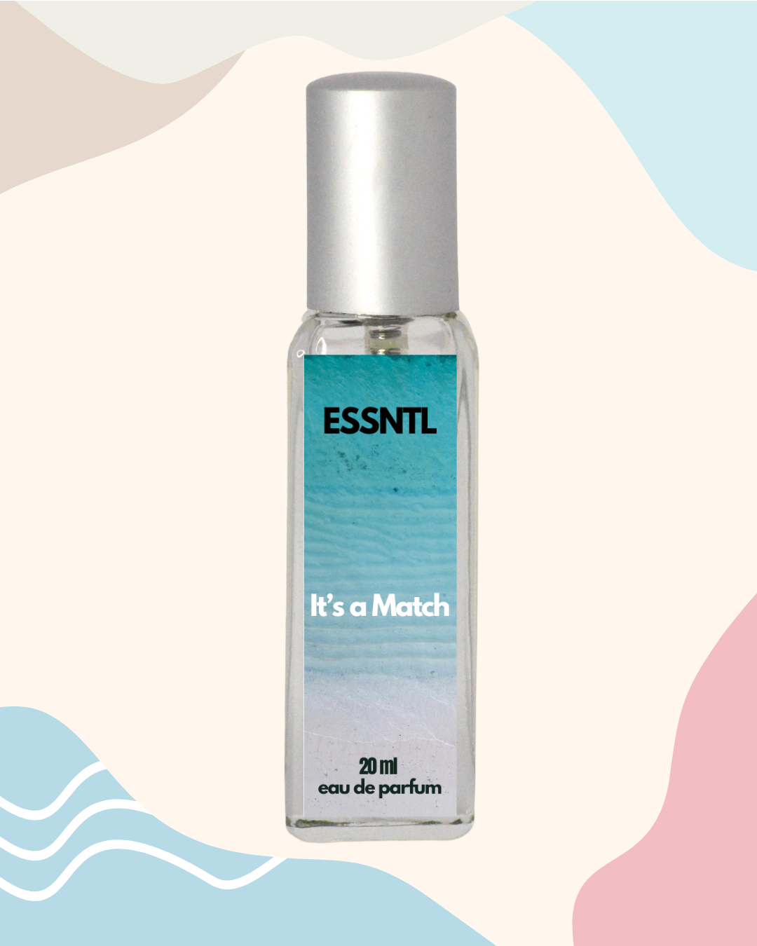 ESSNTL It's a Match Perfume - Fresh & Unique Citrus Floral Fragrance | 50ml Eau de Parfum | 20ml Eau de Parfum | Clean, Elegant & Versatile Scent | Long-Lasting Everyday Fragrance | Classic & Clean Scent for Men & Women