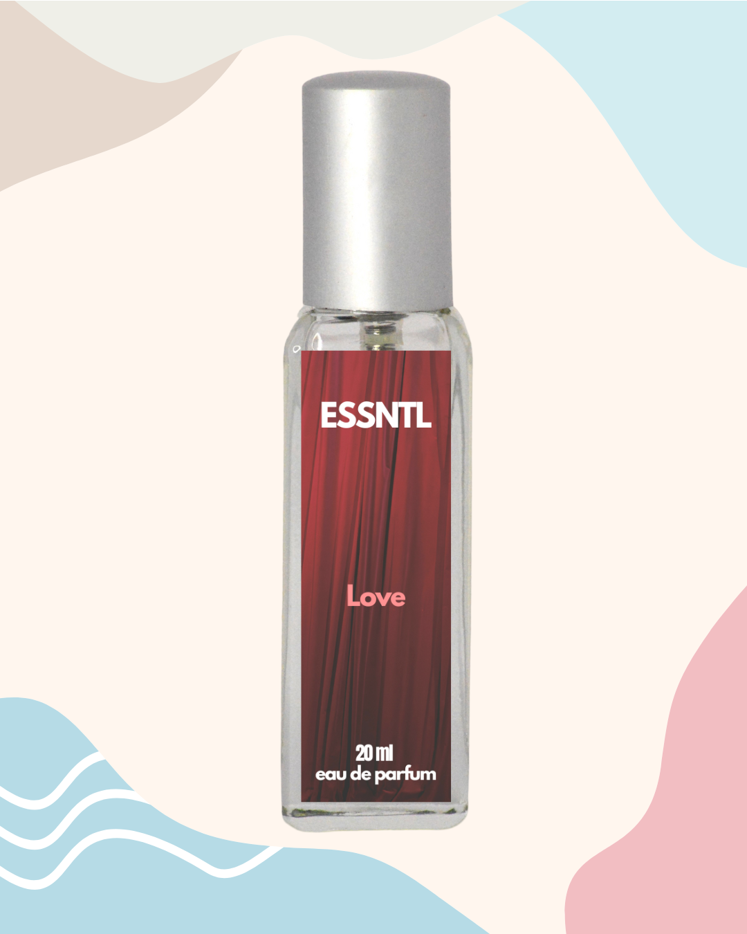 ESSNTL Love Perfume - Sensual & Addictive Sweet Woody Fragrance | 50ml Eau de Parfum | 20ml Eau de Parfum | Warm, Amber & Floral Scent | Long-Lasting Luxury Fragrance | Classic & Clean Scent for Men & Women