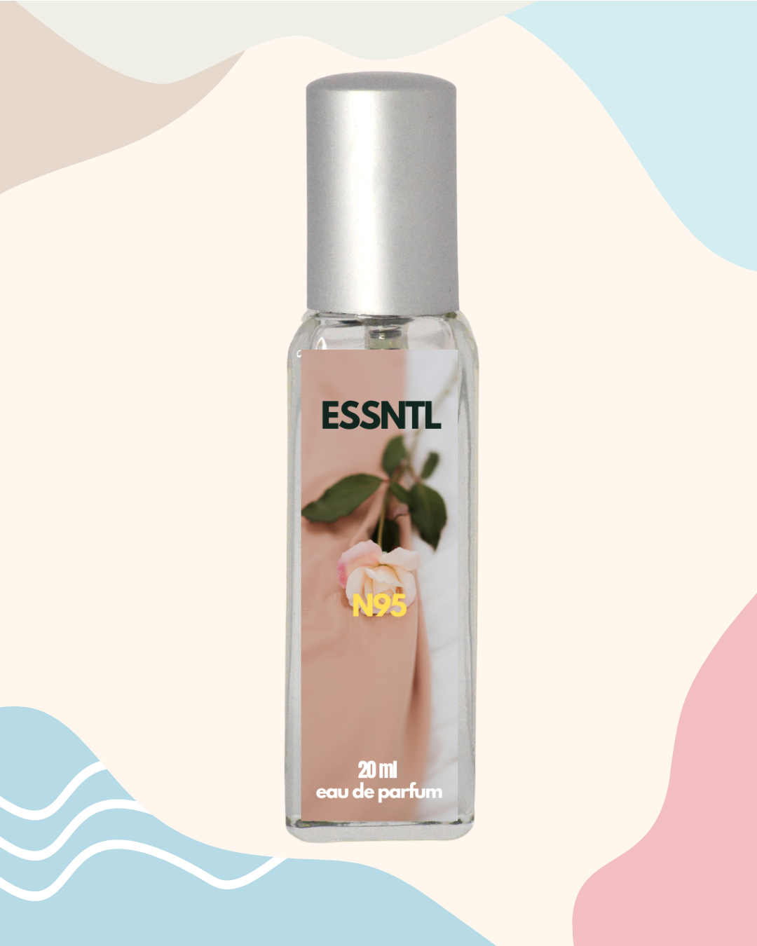 ESSNTL N95 Perfume - Legendary & Elegant Floral Aldehyde Fragrance | 50ml Eau de Parfum | Powdery, Sophisticated & Timeless Scent | Long-Lasting Signature Fragrance | Classic & Clean Scent for Women