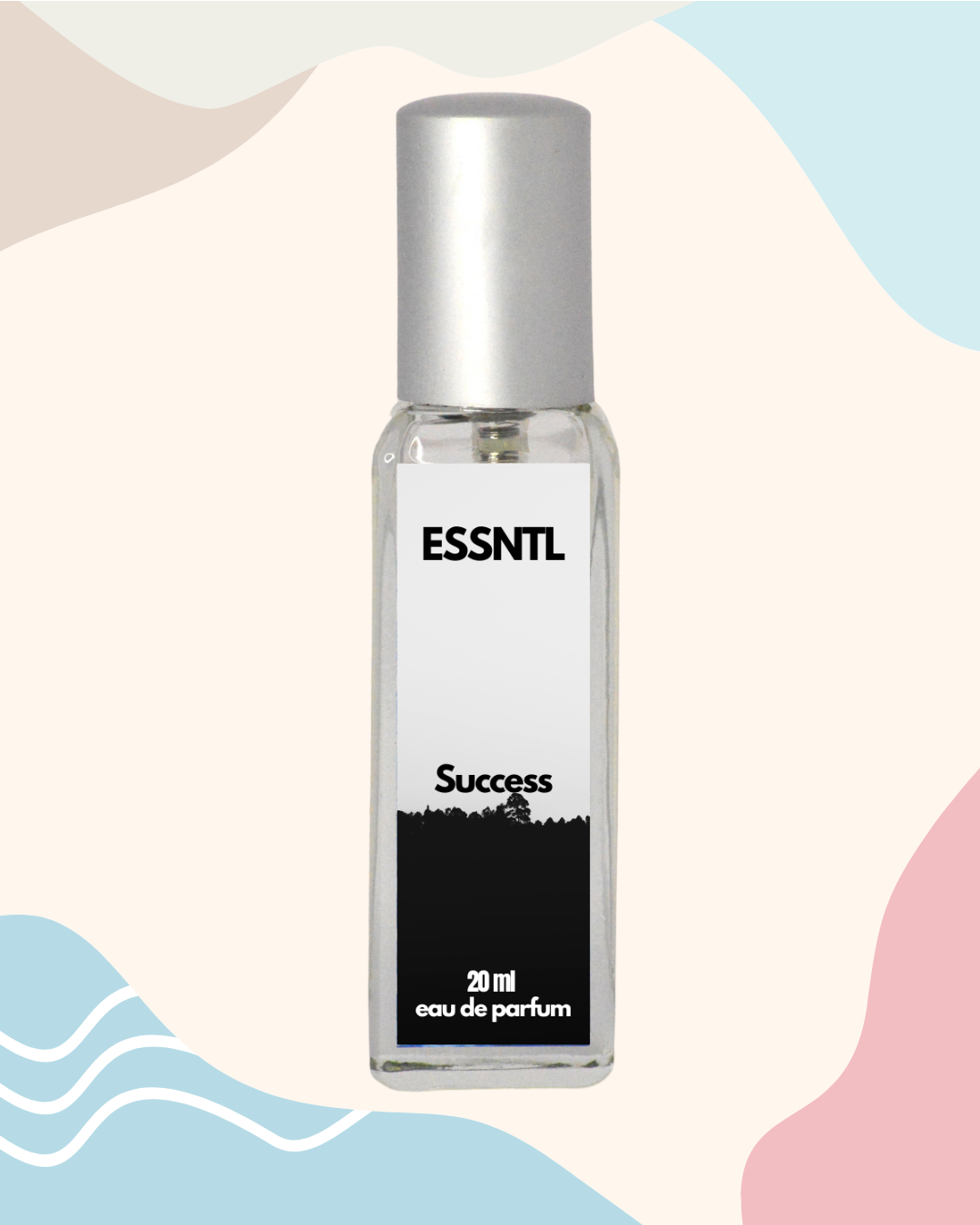 ESSNTL Success Perfume - Iconic & Masculine Fruity Woody Fragrance | 50ml Eau de Parfum | 20ml Eau de Parfum | Fresh, Smoky & Refined Scent | Long-Lasting Power Fragrance | Classic & Clean Scent for Men