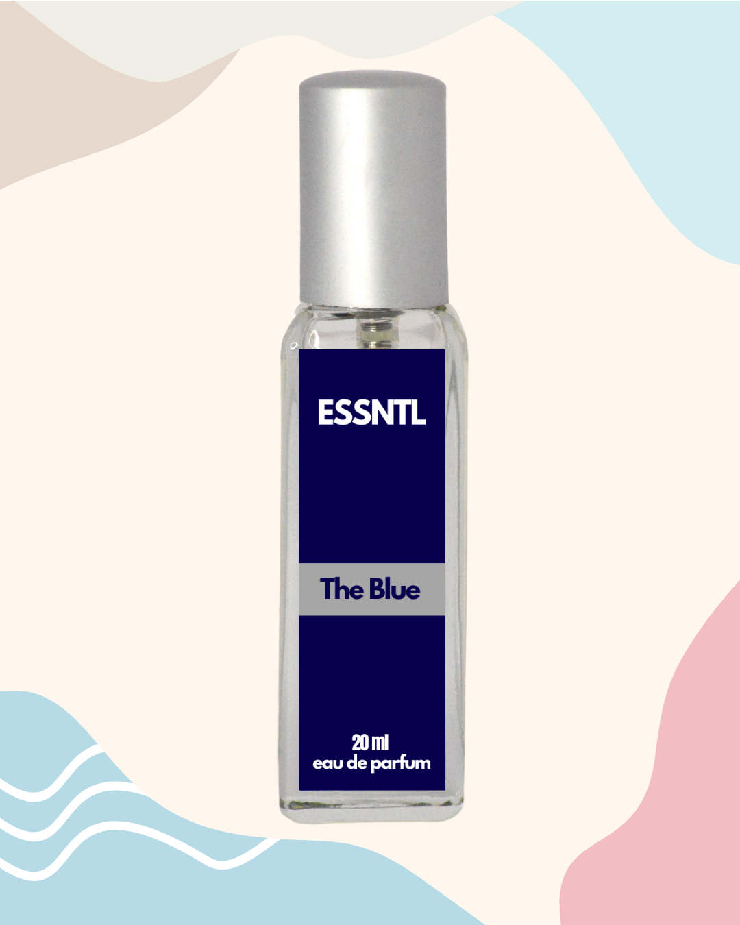 ESSNTL The Blue Perfume - Timeless & Sophisticated Citrus Woody Fragrance | 50ml Eau de Parfum | 20ml Eau de Parfum | Fresh, Crisp & Clean Scent | Long-Lasting Luxury Fragrance | Classic & Clean Scent for Men
