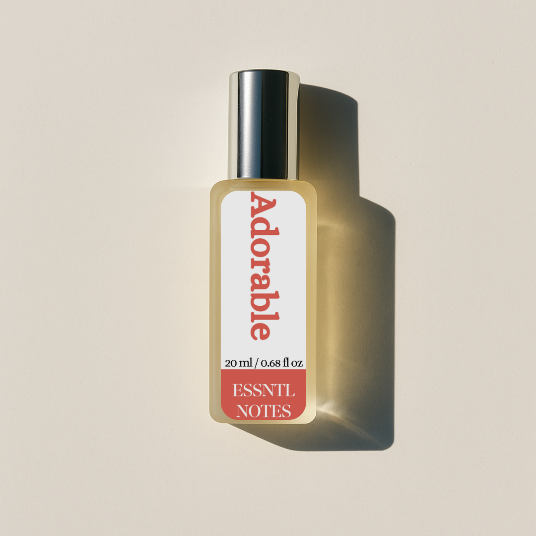 ESSNTL NOTES Adorable Perfume – Radiant & Luxurious Floral Bouquet Fragrance | 50ml Eau de Parfum | Soft & Glamorous Scent | Long-Lasting Luxury Perfume | Golden, Celebrated Signature Vibe