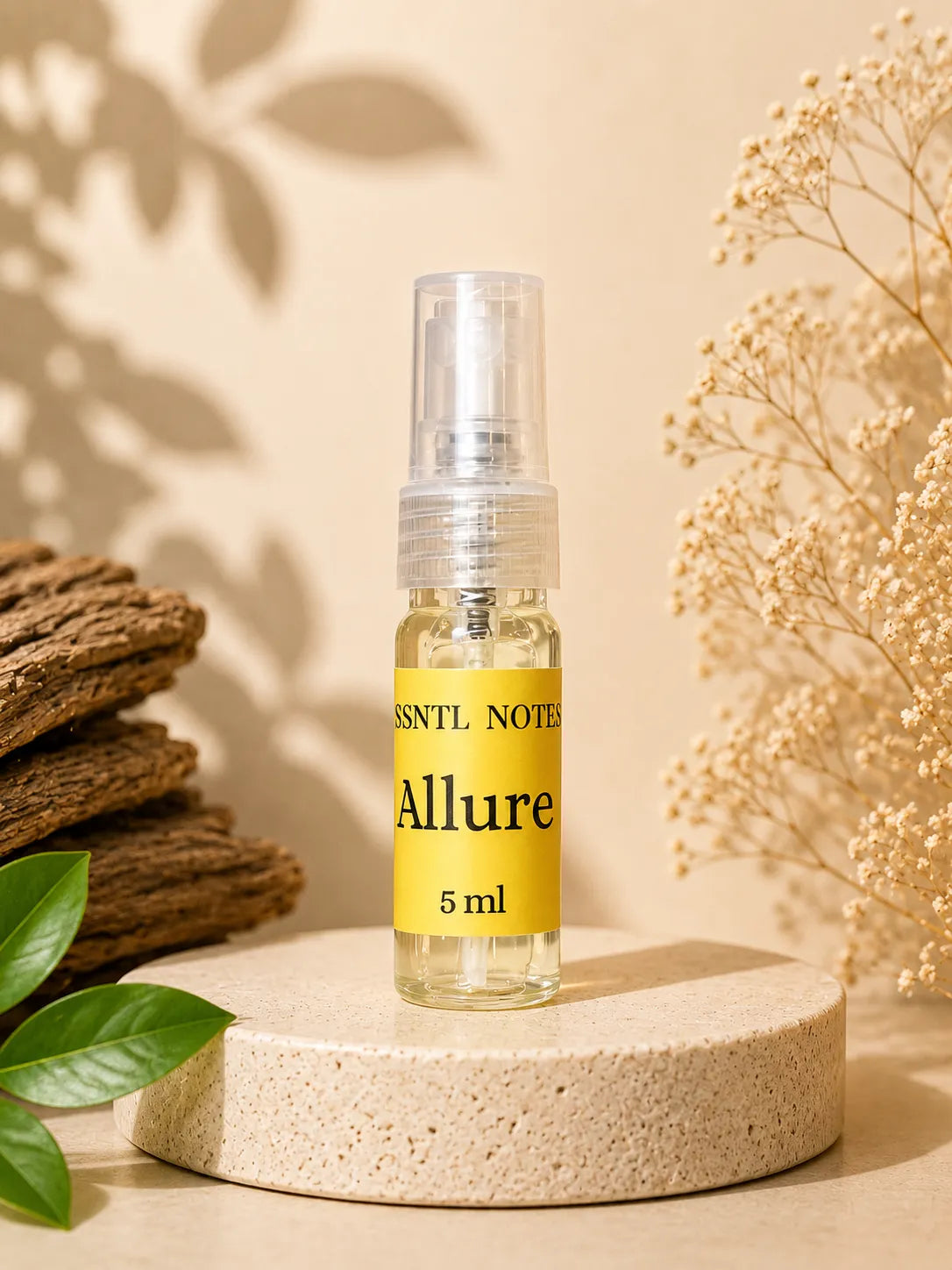ESSNTL NOTES Allure Elegant Balanced Citrus Floral 5ml perfume sample for fragrance discovery and gifting