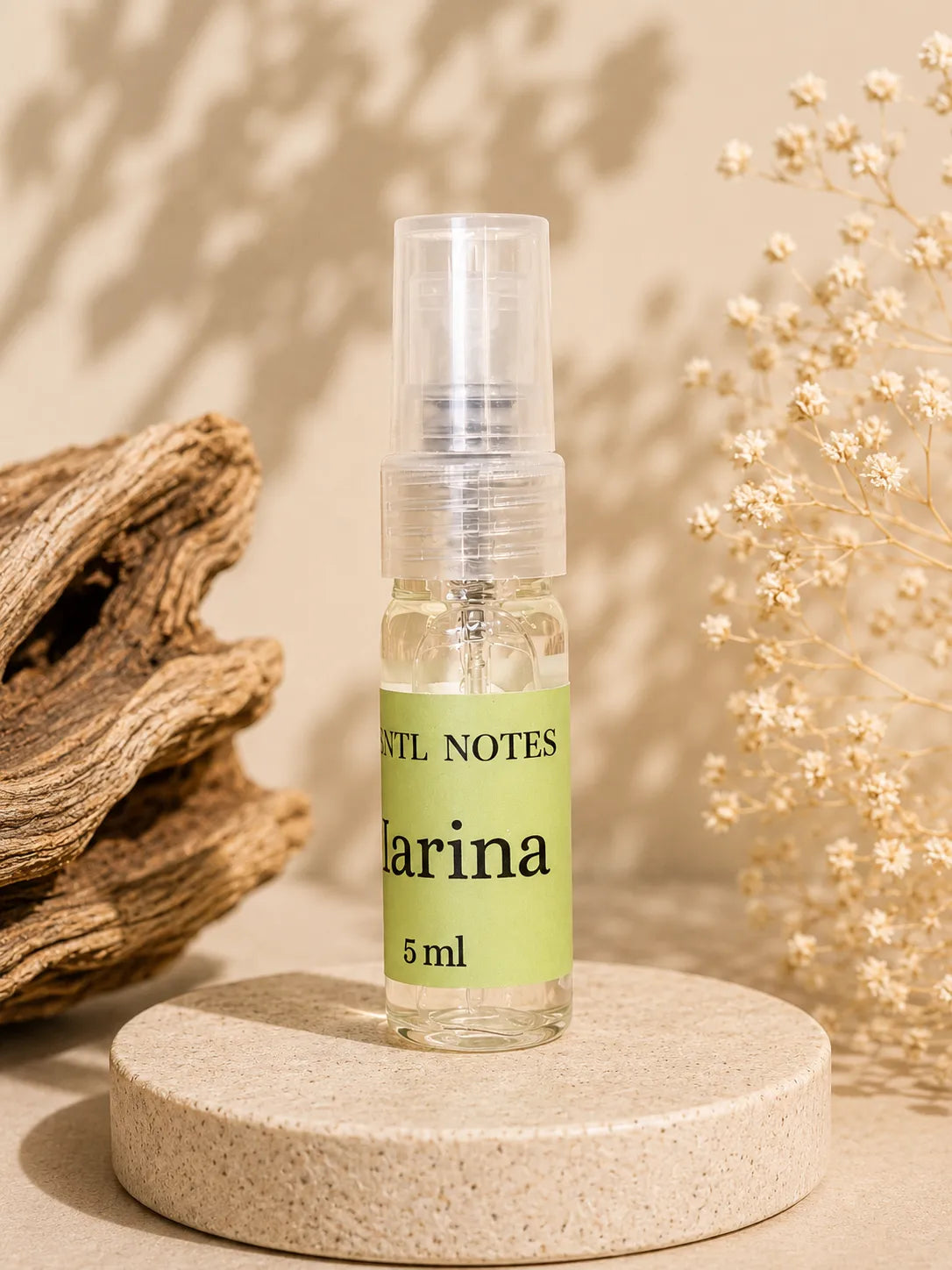 ESSNTL NOTES Marina : Green Apple, Rose and Musk Fragrance perfume 5ml travel size