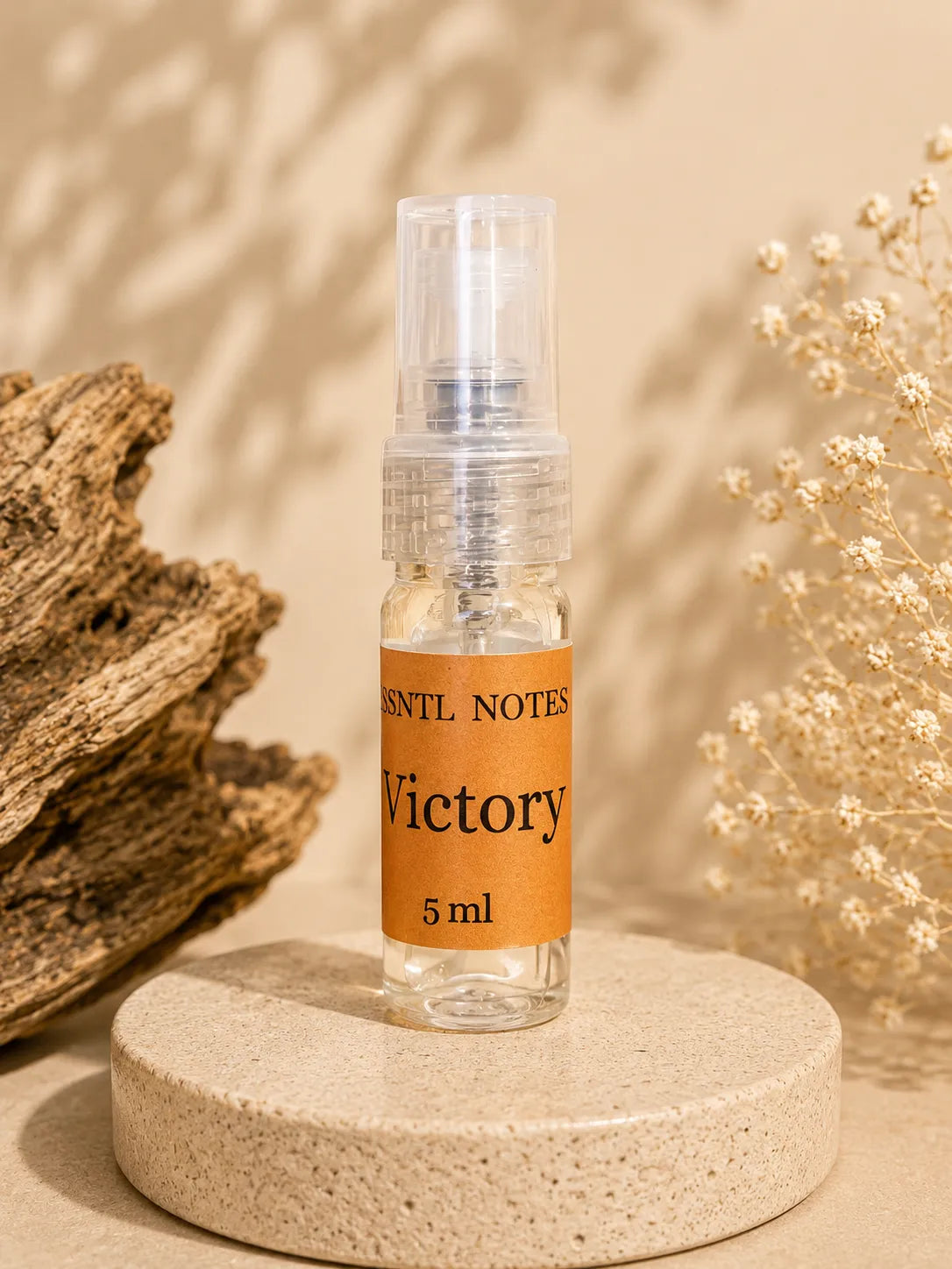 ESSNTL NOTES Victory Powerful Energetic Citrus Woody 5ml perfume sample for fragrance discovery and gifting