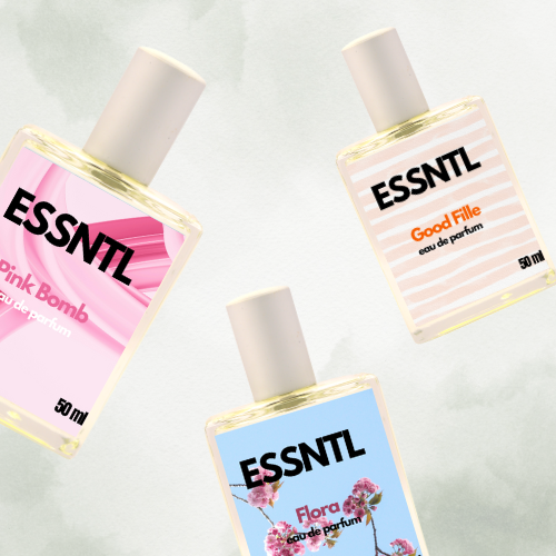 ESSNTL Flora Perfume - Elegant & Feminine Floral Fruity Fragrance | 50ml Eau de Parfum | Romantic, Delicate & Graceful Scent | Long-Lasting Luxury Scent for Women | Classic & Clean Scent for Women