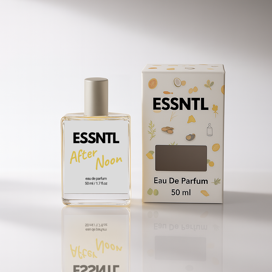 ESSNTL After Noon Perfume – Fresh & Uplifting Citrus Marine Fragrance | 50ml Eau de Parfum | Zesty, Energizing & Luxurious Scent | Long-Lasting Unisex Perfume | Bright, Modern Signature Vibe