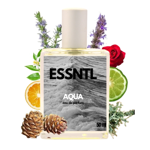 ESSNTL Aqua Perfume - Timeless & Elegant Marine Citrus Fragrance | 50ml Eau de Parfum | Fresh, Breezy & Uplifting Scent | Long-Lasting Everyday Fragrance | Classic & Clean Scent for Men
