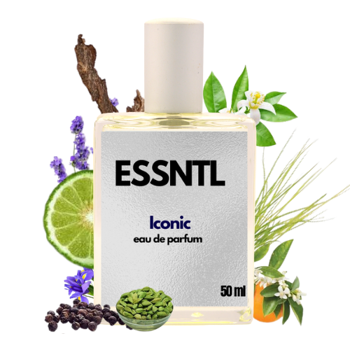 ESSNTL Iconic Perfume - Sophisticated & Timeless Woody Spicy Fragrance | 50ml Eau de Parfum | Refined, Elegant & Distinguished Scent | Long-Lasting Statement Fragrance | Classic & Clean Scent for Men