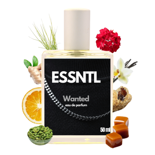 ESSNTL Wanted Perfume - Bold & Luxurious Spicy Woody Fragrance | 50ml Eau de Parfum | Warm, Intense & Magnetic Scent | Long-Lasting Luxury Scent for Men | Classic & Clean Scent for Men