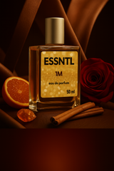 ESSNTL 1M Perfume - Bold & Luxurious Amber Woody Fragrance | 50ml Eau de Parfum | 20ml Eau de Parfum | Spicy, Warm & Rich Scent | Long-Lasting Luxury Scent for Men | Classic & Clean Scent for Men