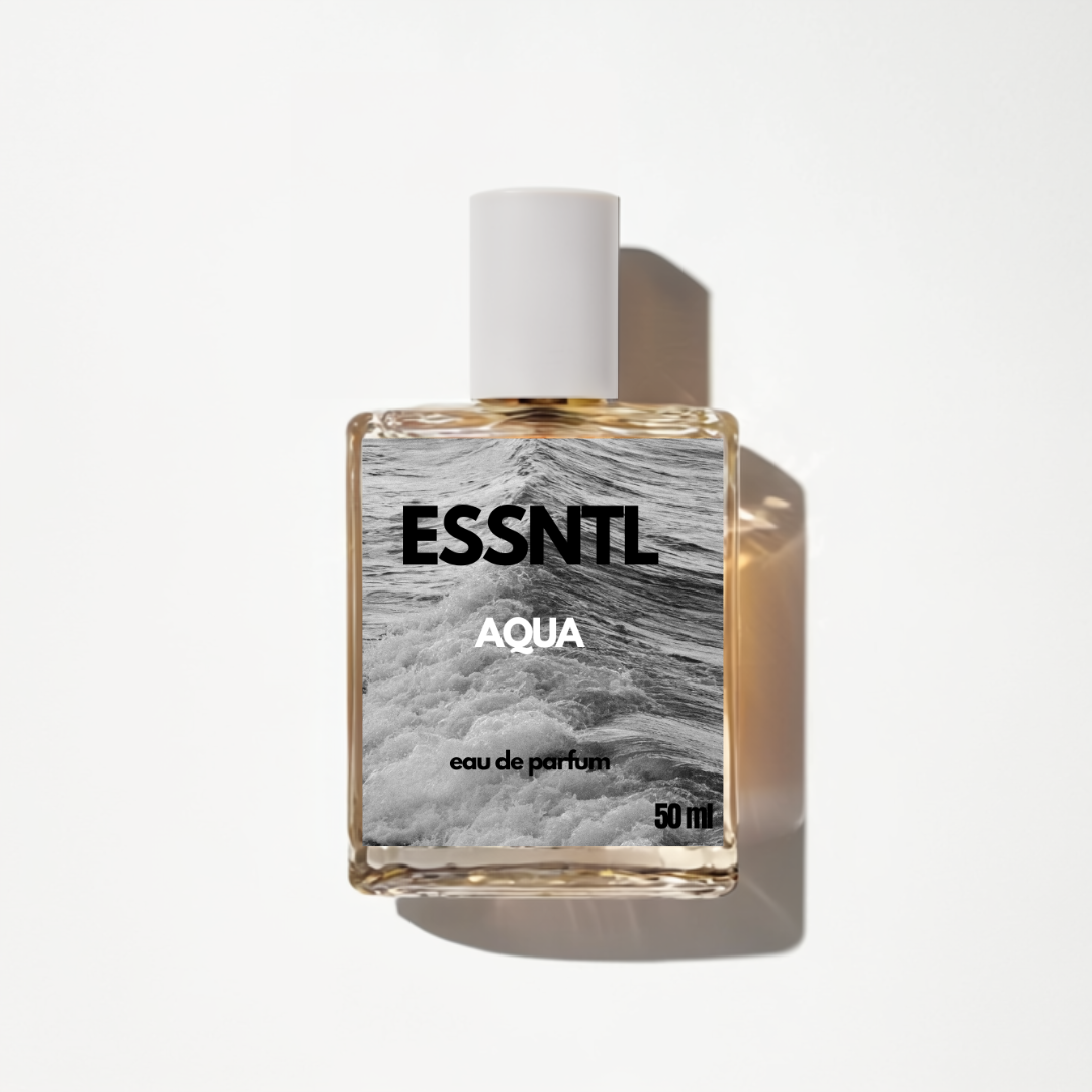 ESSNTL Aqua Perfume - Timeless & Elegant Marine Citrus Fragrance | 50ml Eau de Parfum | 20ml Eau de Parfum | Fresh, Breezy & Uplifting Scent | Long-Lasting Everyday Fragrance | Classic & Clean Scent for Men