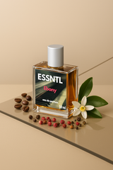 ESSNTL Ebony Perfume - Sensual & Addictive Warm Spicy Fragrance | 50ml Eau de Parfum | 20ml Eau de Parfum | Sweet, Bold & Seductive Scent | Long-Lasting Nighttime Fragrance | Classic & Clean Scent for Women