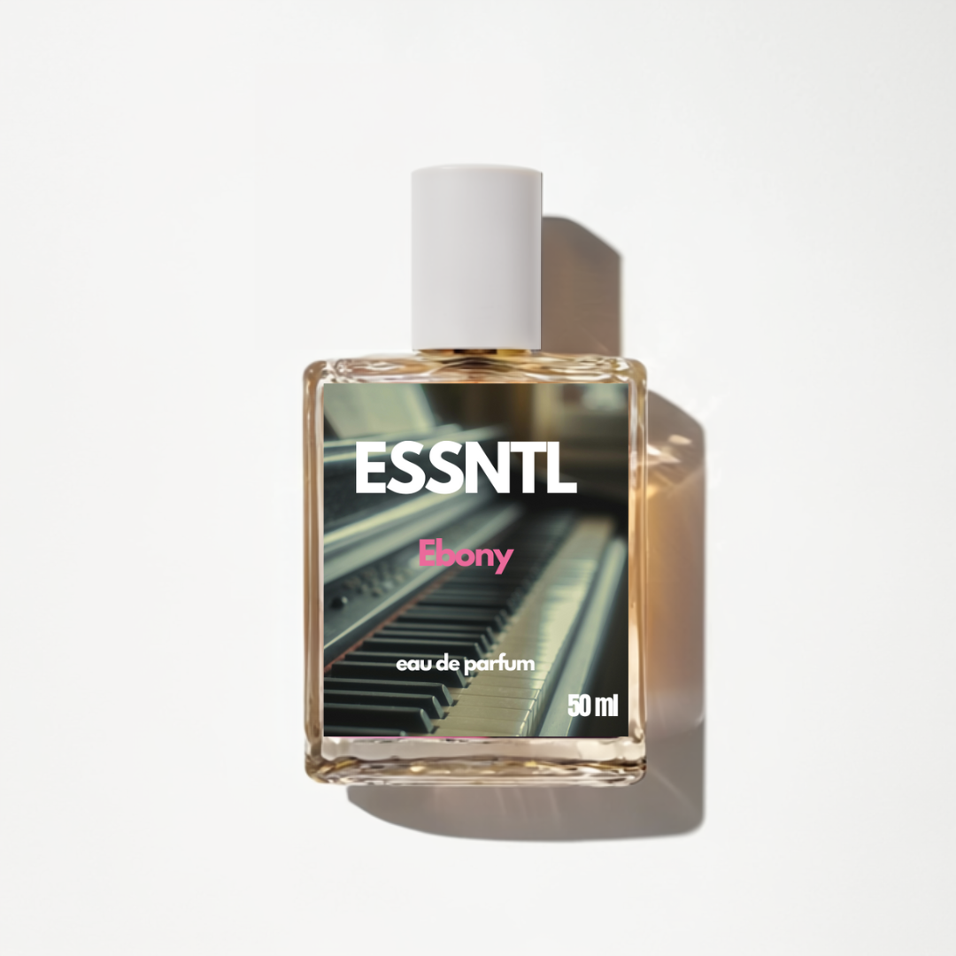 ESSNTL Ebony Perfume - Sensual & Addictive Warm Spicy Fragrance | 50ml Eau de Parfum | 20ml Eau de Parfum | Sweet, Bold & Seductive Scent | Long-Lasting Nighttime Fragrance | Classic & Clean Scent for Women