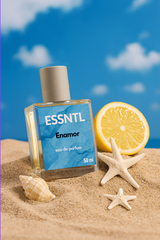ESSNTL Enamor Perfume - Intense & Passionate Fresh Spicy Fragrance | 50ml Eau de Parfum | 20ml Eau de Parfum | Warm, Invigorating & Magnetic Scent | Long-Lasting Romantic Fragrance | Classic & Clean Scent for Men