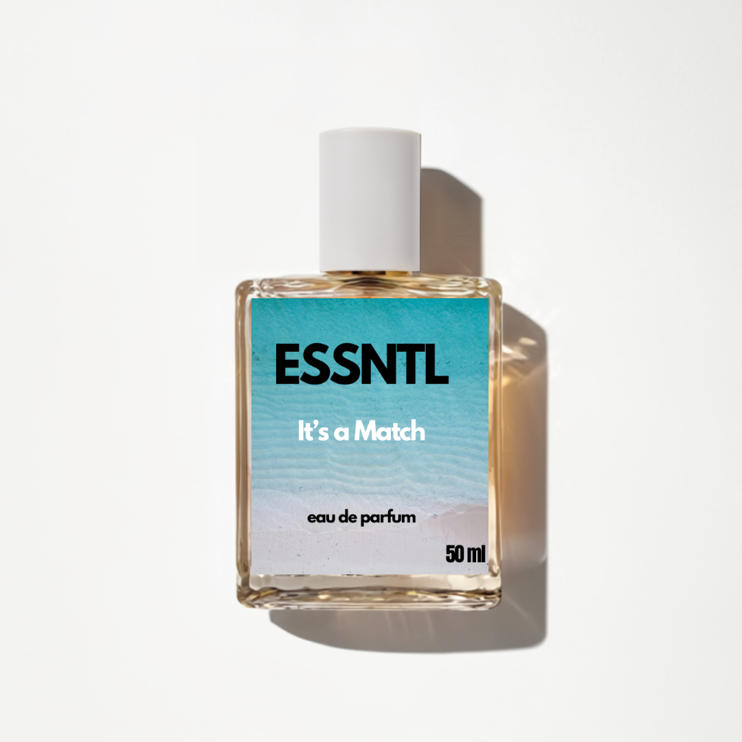 ESSNTL It's a Match Perfume - Fresh & Unique Citrus Floral Fragrance | 50ml Eau de Parfum | 20ml Eau de Parfum | Clean, Elegant & Versatile Scent | Long-Lasting Everyday Fragrance | Classic & Clean Scent for Men & Women