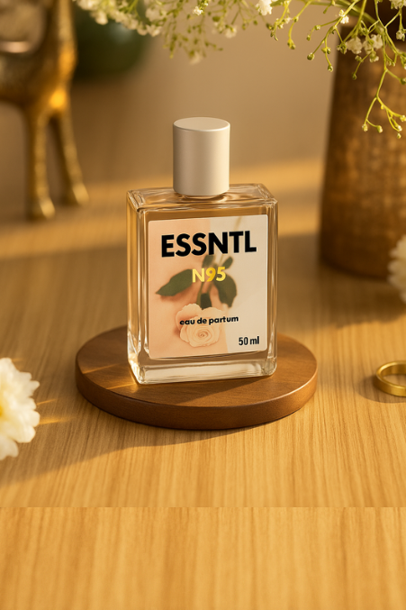 ESSNTL N95 Perfume - Legendary & Elegant Floral Aldehyde Fragrance | 50ml Eau de Parfum | 20ml Eau de Parfum | Powdery, Sophisticated & Timeless Scent | Long-Lasting Signature Fragrance | Classic & Clean Scent for Women