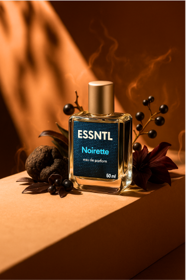 ESSNTL Noirette Perfume - Dark & Seductive Spicy Amber Fragrance | 50ml Eau de Parfum | 20ml Eau de Parfum | Warm, Mysterious & Sensual Scent | Long-Lasting Signature Fragrance | Classic & Clean Scent for Men