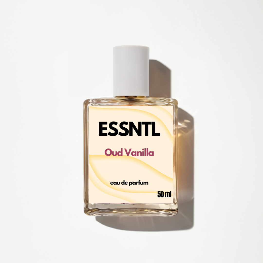 ESSNTL Oud Vanilla Perfume - Rich & Exotic Gourmand Oud Fragrance | 50ml Eau de Parfum | 20ml Eau de Parfum | Warm, Sensual & Spicy-Sweet Scent | Long-Lasting Luxury Perfume for Men & Women | Deep, Opulent Signature Vibe