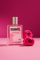 ESSNTL Pink Bomb Perfume - Playful & Feminine Fruity Floral Fragrance | 50ml Eau de Parfum | 20ml Eau de Parfum | Sweet, Bright & Captivating Scent | Long-Lasting Youthful Fragrance | Classic & Clean Scent for Women