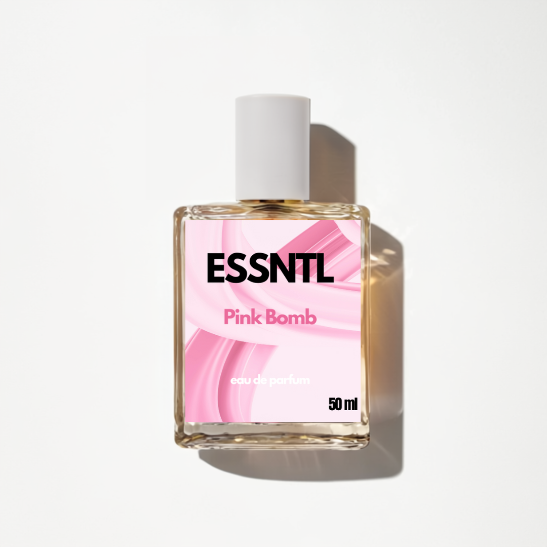 ESSNTL Pink Bomb Perfume - Playful & Feminine Fruity Floral Fragrance | 50ml Eau de Parfum | 20ml Eau de Parfum | Sweet, Bright & Captivating Scent | Long-Lasting Youthful Fragrance | Classic & Clean Scent for Women