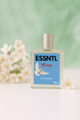 ESSNTL Vivre Perfume - Bold & Sensual Floral Amber Fragrance | 50ml Eau de Parfum | 20ml Eau de Parfum | Radiant, Confident & Addictive Scent | Long-Lasting Luxury Scent for Women | Power & Elegance in Every Spritz