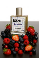 ESSNTL Berry Blast Perfume - Juicy & Playful Fruity Fragrance | 50ml Eau de Parfum | 20ml Eau de Parfum | Sweet, Vibrant & Energetic Scent | Long-Lasting Youthful Perfume for All | Bold Berry Pop with a Fun Twist