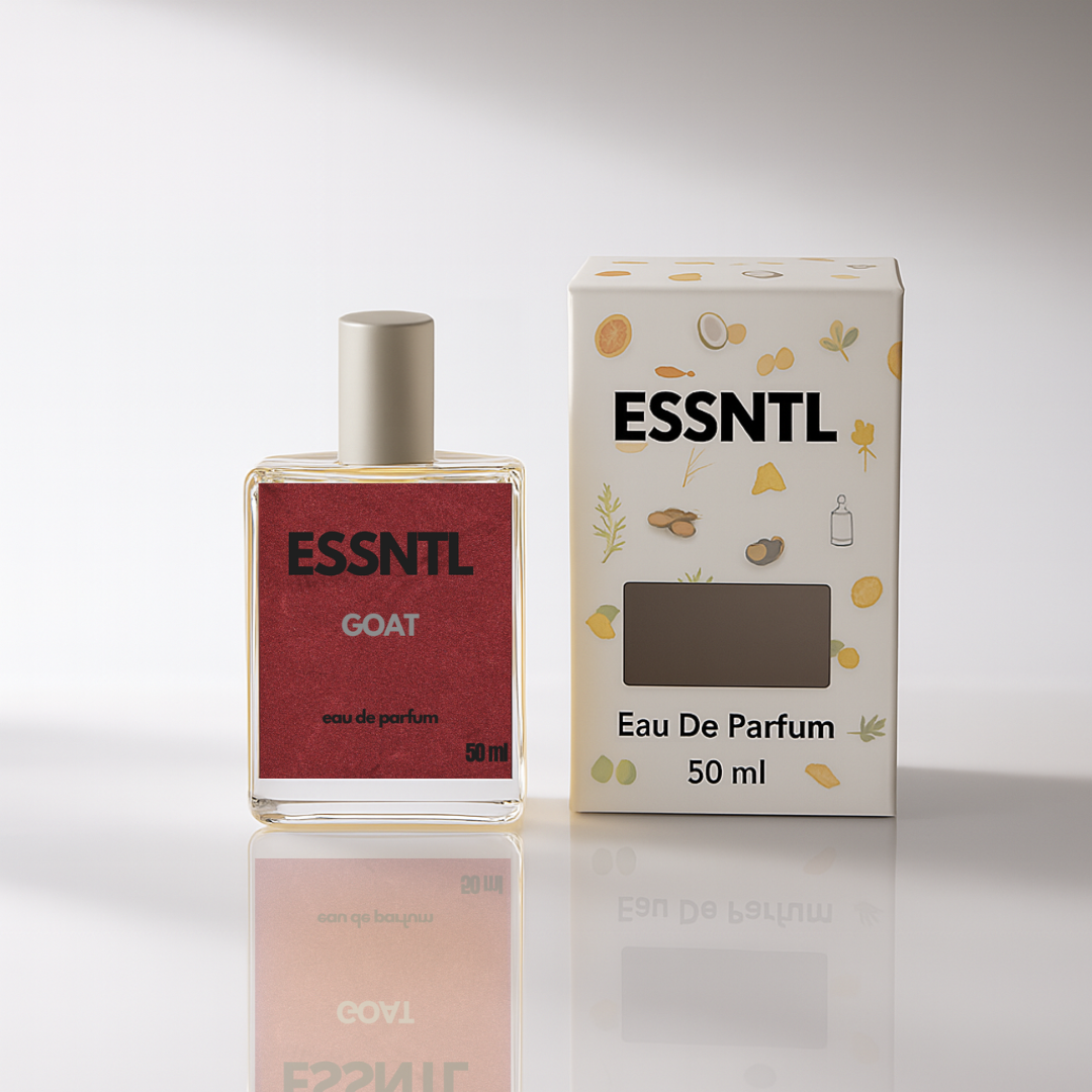 ESSNTL GOAT Perfume - Powerful & Dynamic Fresh Spicy Fragrance | 50ml Eau de Parfum | 20ml Eau de Parfum | Bold, Sporty & Confident Scent | Long-Lasting Performance Fragrance | Classic & Clean Scent for Men