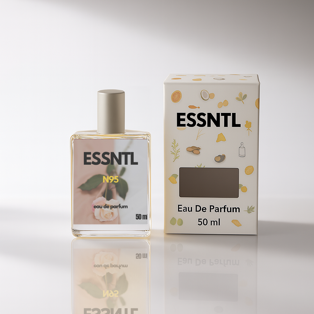 ESSNTL N95 Perfume - Legendary & Elegant Floral Aldehyde Fragrance | 50ml Eau de Parfum | 20ml Eau de Parfum | Powdery, Sophisticated & Timeless Scent | Long-Lasting Signature Fragrance | Classic & Clean Scent for Women
