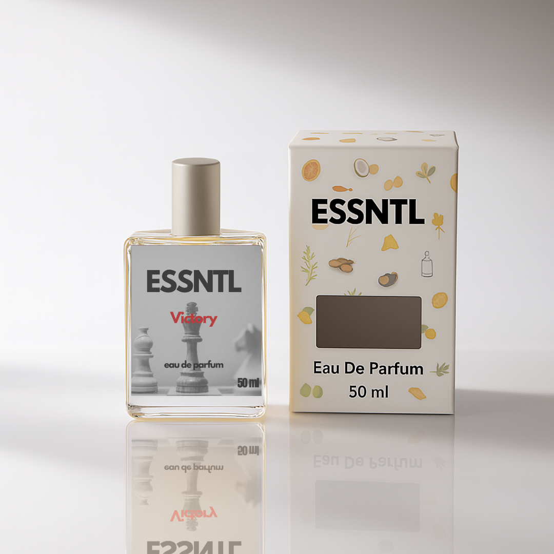 ESSNTL Victory Perfume - Powerful & Energetic Citrus Woody Fragrance | 50ml Eau de Parfum | 20ml Eau de Parfum | Bold, Fresh & Confident Scent | Long-Lasting Sporty Fragrance | Classic & Clean Scent for Men