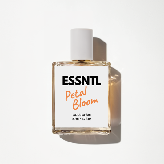 ESSNTL Petal Bloom Perfume – Lush & Enchanting Floral Bouquet Fragrance | 50ml Eau de Parfum | Fresh, Feminine & Graceful Scent | Long-Lasting Unisex Perfume | Natural, Elegant Signature Vibe
