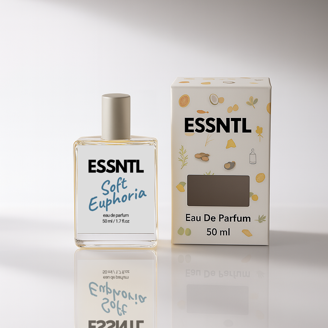 ESSNTL Soft Euphoria Perfume – Sensual & Dreamy Floral Oriental Fragrance | 50ml Eau de Parfum | Warm, Alluring & Sophisticated Scent | Long-Lasting Unisex Perfume | Mysterious, Modern Signature Vibe
