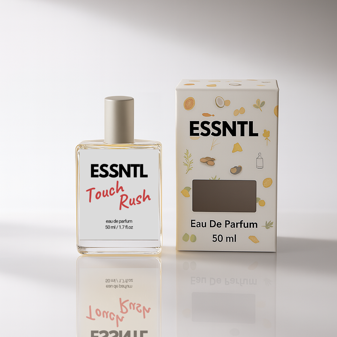 ESSNTL Touch Rush Perfume – Bold & Addictive Floral-Chypre Fragrance | 50ml Eau de Parfum | Sensual, Modern & Energetic Scent | Long-Lasting Unisex Perfume | Confident, Captivating Signature Vibe