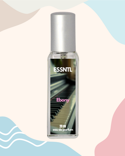 ESSNTL Ebony Perfume - Sensual & Addictive Warm Spicy Fragrance | 50ml Eau de Parfum | Sweet, Bold & Seductive Scent | Long-Lasting Nighttime Fragrance | Classic & Clean Scent for Women
