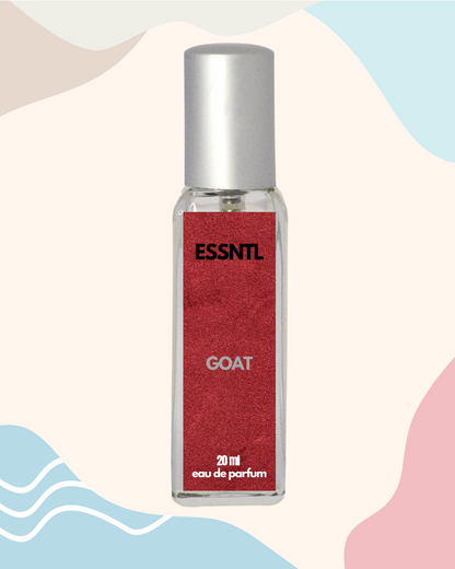 ESSNTL GOAT Perfume - Powerful & Dynamic Fresh Spicy Fragrance | 50ml Eau de Parfum | Bold, Sporty & Confident Scent | Long-Lasting Performance Fragrance | Classic & Clean Scent for Men