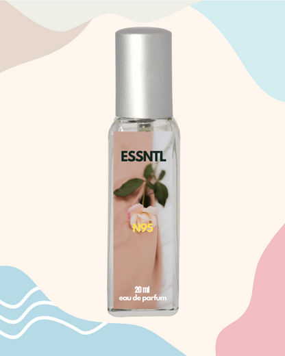 ESSNTL N95 Perfume - Legendary & Elegant Floral Aldehyde Fragrance | 50ml Eau de Parfum | Powdery, Sophisticated & Timeless Scent | Long-Lasting Signature Fragrance | Classic & Clean Scent for Women