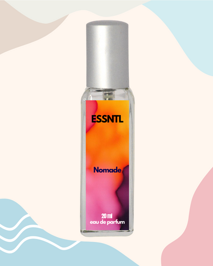 ESSNTL Nomade Perfume - Deep & Mysterious Woody Oriental Fragrance | 50ml Eau de Parfum | 20ml Eau de Parfum | Rich, Smoky & Exotic Oud Scent | Long-Lasting Luxury Scent for Men | Bold & Captivating Essence