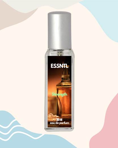 ESSNTL Strength Perfume - Warm & Addictive Spicy Oriental Fragrance | 50ml Eau de Parfum | Sweet, Inviting & Masculine Scent | Long-Lasting Luxury Scent for Men | Modern & Confident Charm