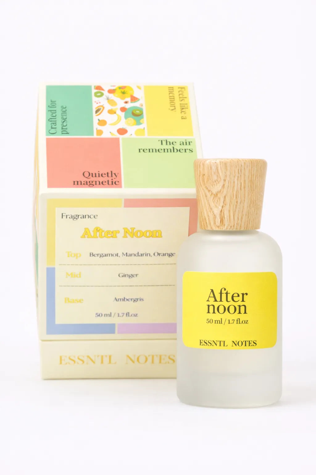 ESSNTL NOTES After Noon Fresh Uplifting Citrus Marine 50ml perfume, premium fragrance ideal for gifting, with premium gift box, ideal for gifting