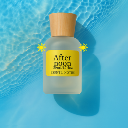 ESSNTL NOTES After Noon Perfume – Fresh & Uplifting Citrus Marine Fragrance | 50ml Eau de Parfum | Zesty, Energizing & Luxurious Scent | Long-Lasting Unisex Perfume | Bright, Modern Signature Vibe
