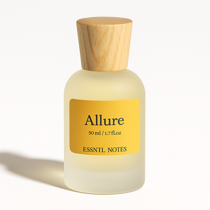 ESSNTL NOTES Allure Perfume – Elegant & Balanced Citrus Floral Fragrance | 50ml Eau de Parfum | Fresh, Warm & Sophisticated Scent | Long-Lasting Luxury Perfume | Timeless, Graceful Signature Vibe