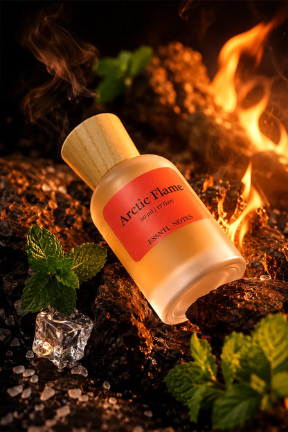 ESSNTL NOTES Arctic Flame Spicy & Woody Fragrance 50ml , premium fragrance ideal for gifting