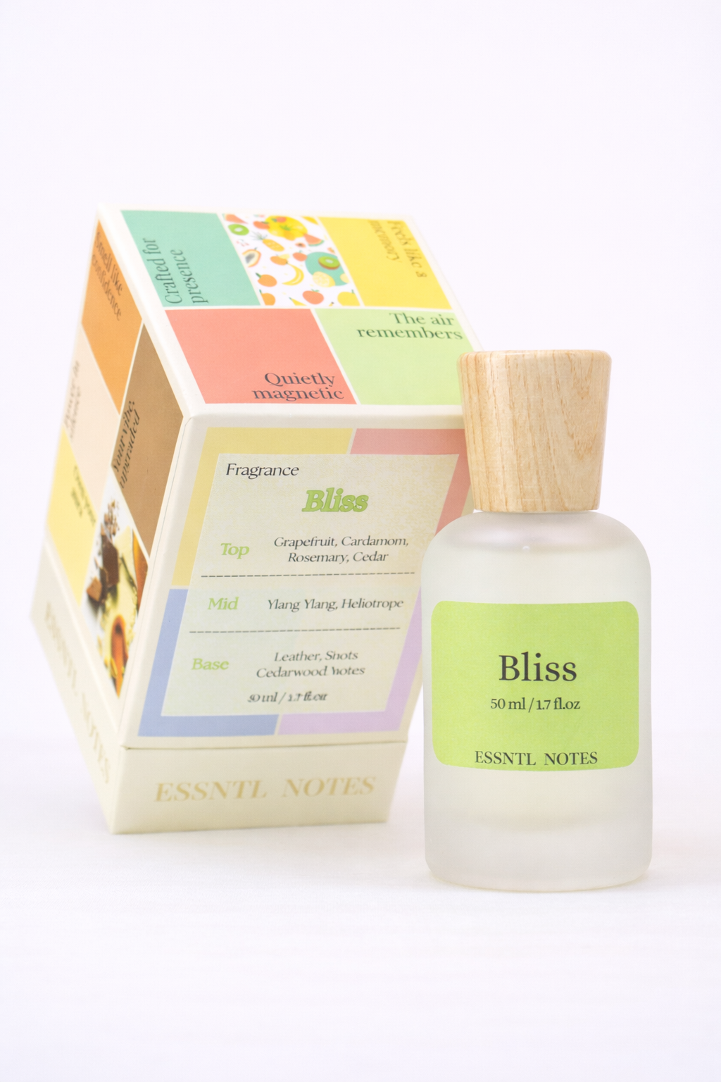 ESSNTL NOTES Bliss Perfume | Crisp & Clean Fresh Woody Fragrance