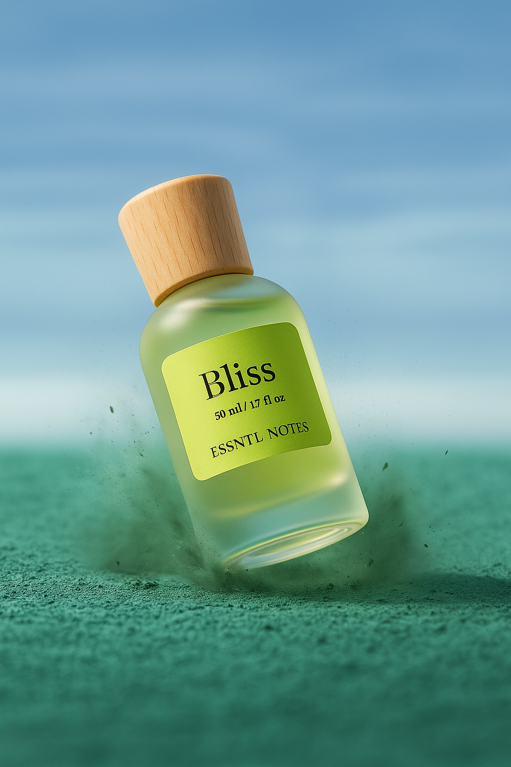 ESSNTL NOTES Bliss Perfume - Crisp & Clean Fresh Woody Fragrance | 50ml Eau de Parfum | Soft, Subtle & Inviting Scent | Long-Lasting Refreshing Fragrance | Classic & Clean Scent for Men & Women