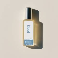 ESSNTL NOTES Cool Perfume - Refreshing & Aquatic Fresh Fragrance | 50ml Eau de Parfum | Crisp, Invigorating & Clean Scent | Long-Lasting Sporty Fragrance | Unisex Classic & Clean Scent - 20 ml