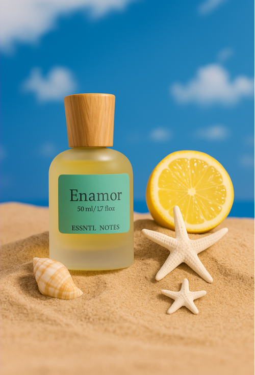 ESSNTL NOTES Enamor Perfume - Intense & Passionate Fresh Spicy Fragrance | 50ml Eau de Parfum | Warm, Invigorating & Magnetic Scent | Long-Lasting Romantic Fragrance | Classic & Clean Scent for Men & Women