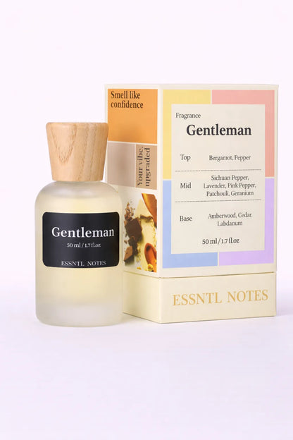 ESSNTL NOTES Gentleman perfume with premium packaging, ideal for gifting