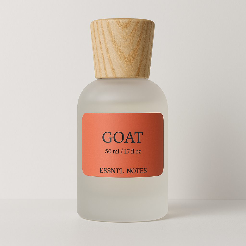 ESSNTL NOTES GOAT Perfume - Powerful & Dynamic Fresh Spicy Fragrance | 50ml Eau de Parfum | Bold, Sporty & Confident Scent | Long-Lasting Performance Fragrance | Classic & Clean Scent for Men & Women
